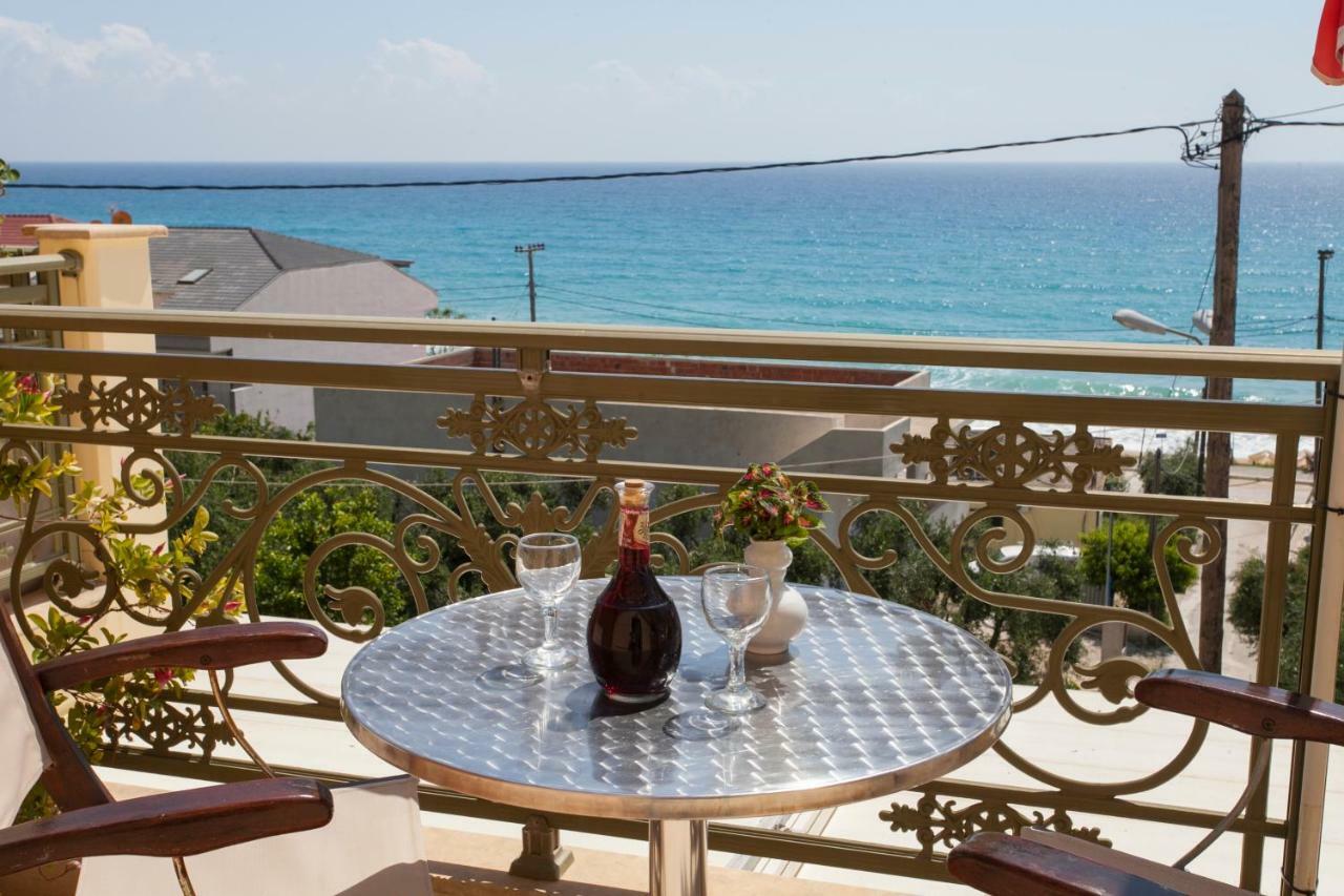Siarbas Hotel Paralia Vrachou Ngoại thất bức ảnh