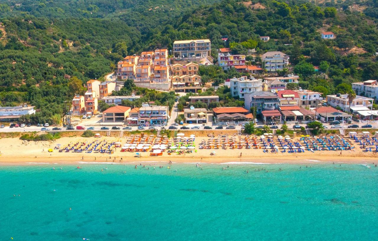 Siarbas Hotel Paralia Vrachou Ngoại thất bức ảnh